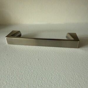 16 Brushed Nickel 4 inch Cabinet Pulls Silver Drawer Handles Square Modern DIY